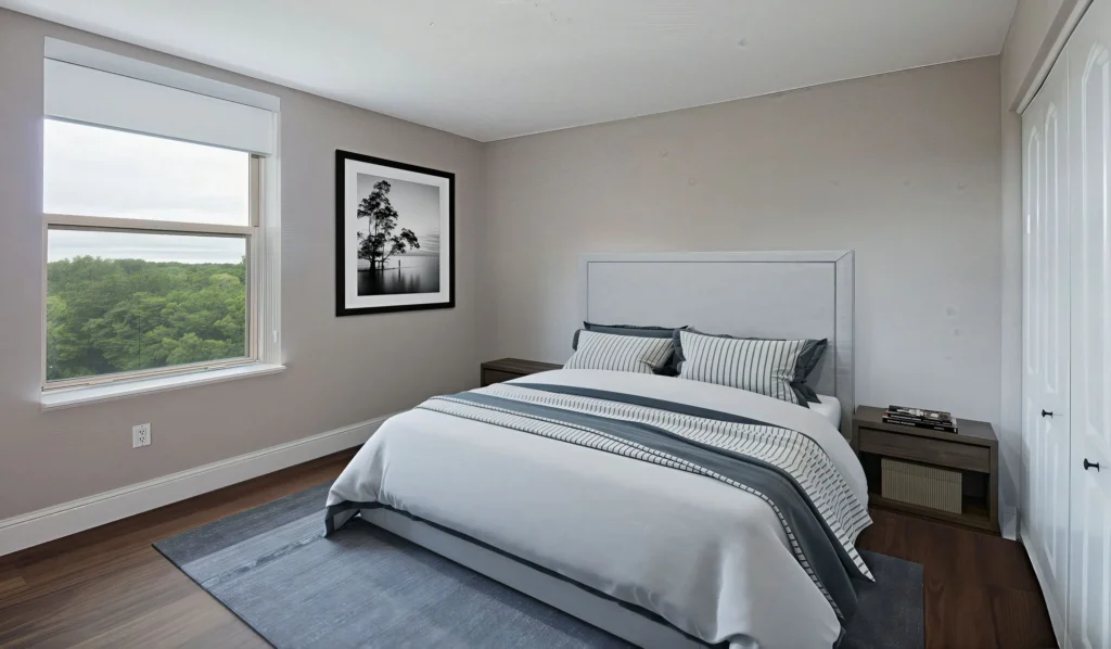 luxury apartments minneapolis The Beach Club Residences bedroom